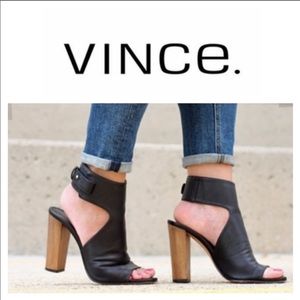 Addie Peep toe booties